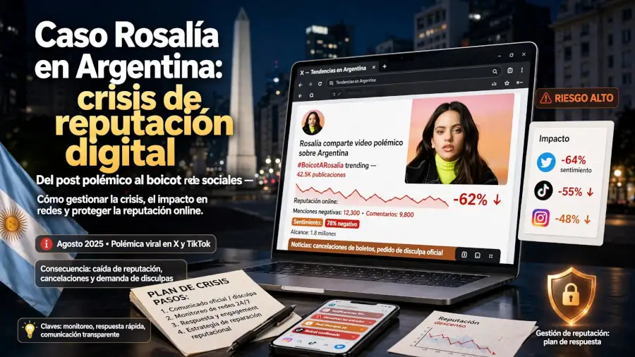 el caso de Rosalía en Argentina y el riesgo de una crisis digital transfronteriza